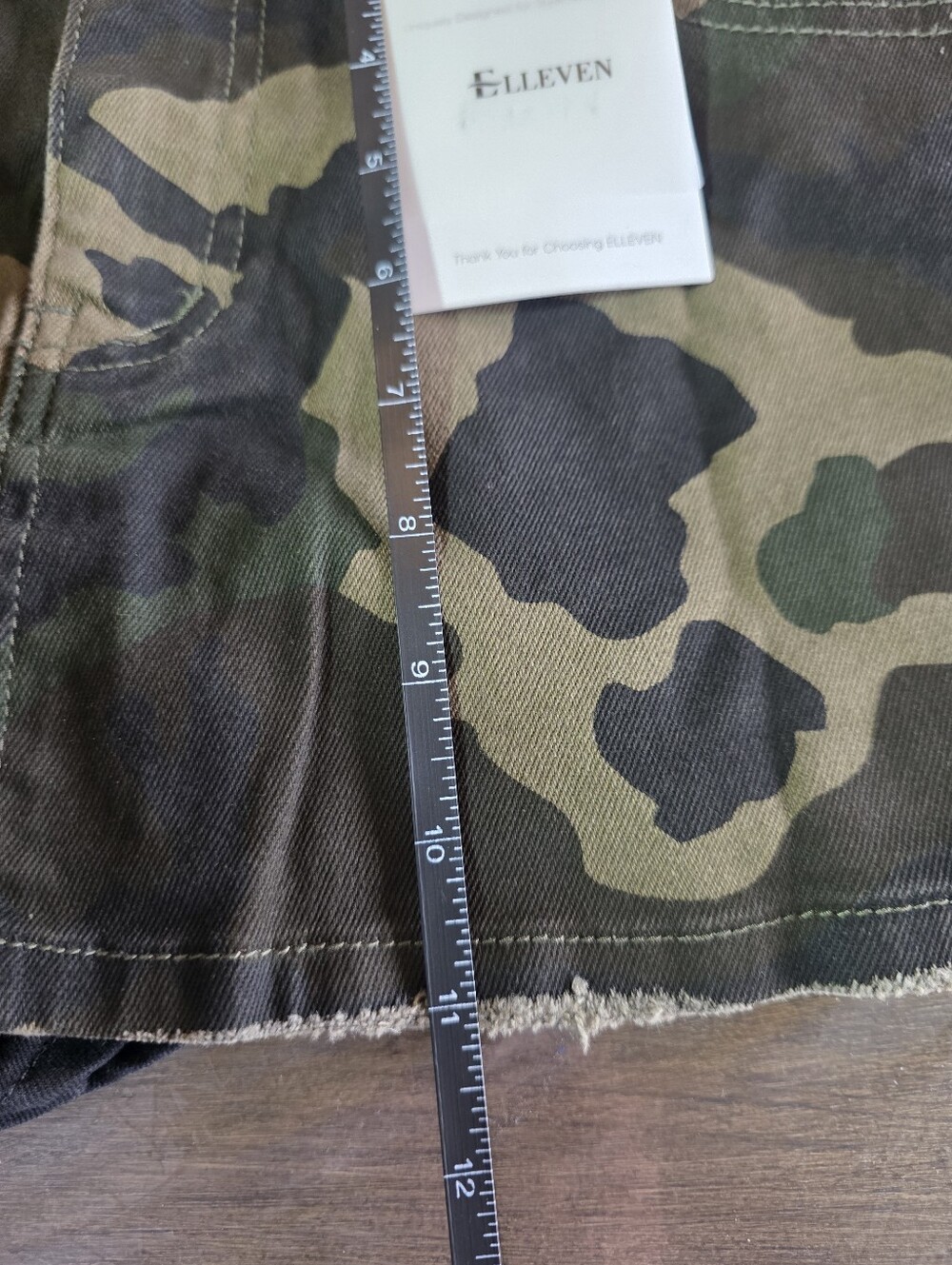 Camo Mini Skirt - Olive Green Camouflage